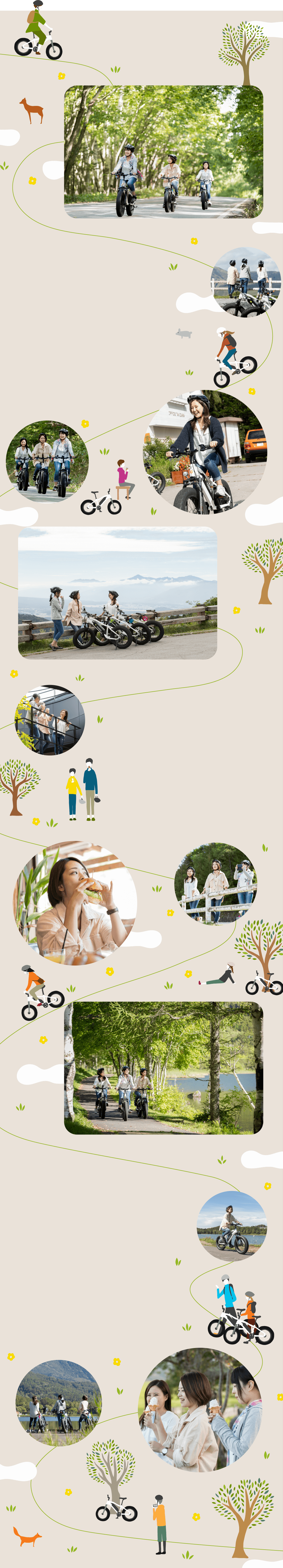 シラカバイクの魅力 背景