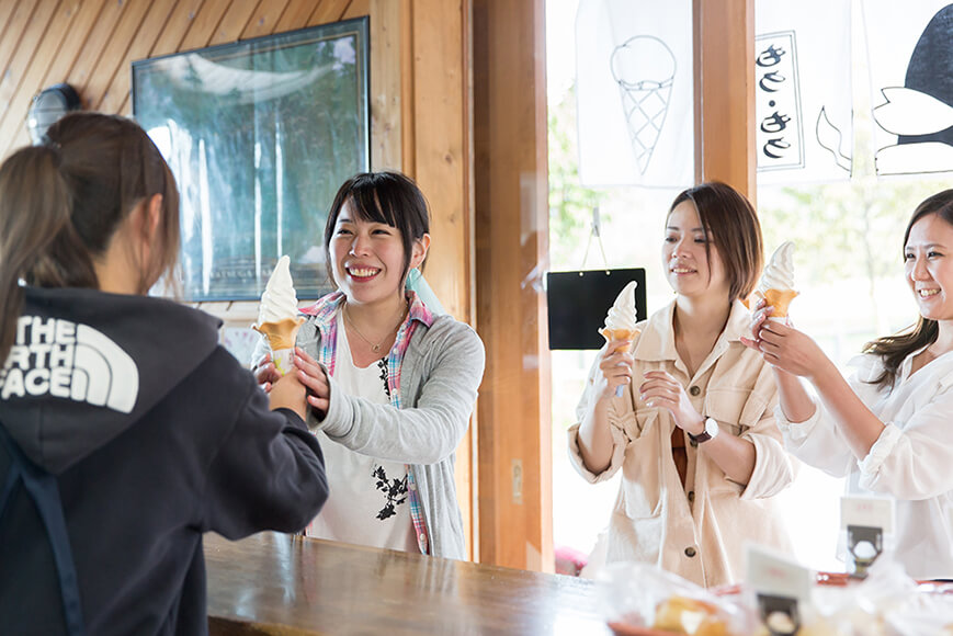 ソフトクリーム堪能コース